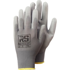 Rękawice RS ULTRA TEC GREY, dziane, rozm.6, szare