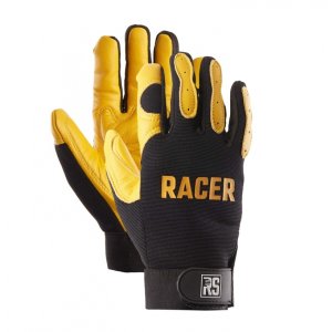Rękawice typu mechanik RS Racer, rozm. 9, żółto-czarne