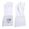 Rękawice robocze DONAU SAFETY, spawalnicze TIG, skóra kozia, rozm. 10 / XL, biało-szare