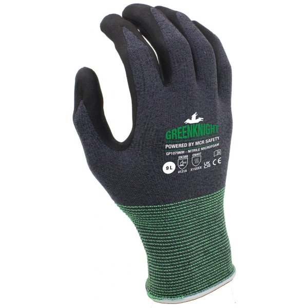 Rękawice dziane Eco MCR Greenknight GP1079NM, rozm. 7