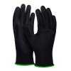 Rękawice DONAU SAFETY PU Black, kat. II, rozm. 11, czarne