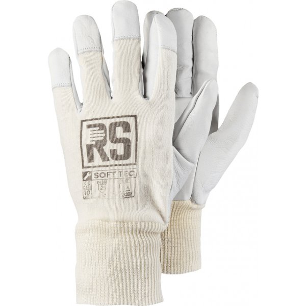 Rękawice RS SOFT TEC, monterskie, rozm.8, białe