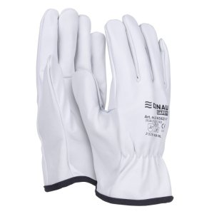 Rękawice robocze DONAU SAFETY DS-DRIVCOW, driver, skóra bydlęca, rozm. 10 / XL, białe