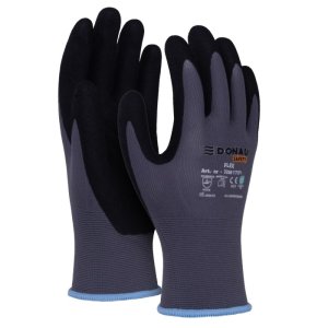 Rękawice DONAU SAFETY Flex, kat. II, rozm. 9, szare