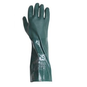 Rękawice chemiczne RS Duplo, 45 cm, rozm. 10, zielone
