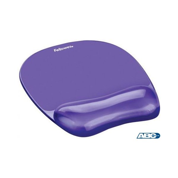 Podkładka pod mysz i nadgarstek fioletowa CRYSTAL 9144104 FELLOWES