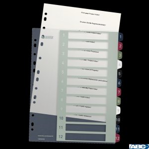Przekładki plast. do nadruku tekstu na kartę, Leitz Style, 1-12 12380000