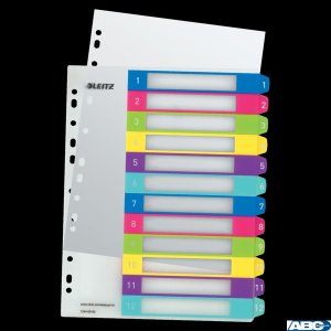Przekładki plastikowe LETIZ WOW 1-12 12440000 do zadruku
