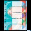 Przekładki ColourBreeze PP A4, 5 przekładek Esselte 628498