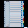Przekładki plastikowe z PP A4 ESSELTE 12 kart 15262