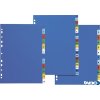Przekładki OXFORD  A4 z kolorowego PP NUMERYCZNE 1-12 100204769