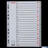 Przekładki plastikowe szare PP A4 A-Z alfabetyczne ESSELTE 100112
