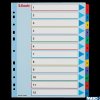 Przekładki kartonowe MYLAR A4 MAXI 1-12 ESSELTE 100209
