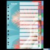 Przekładki ColourBreeze PP A4, 12 przekładek Esselte 628501