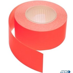 Taśma do metkownicy 1rzędowa 22x12mm prosta czerwona
