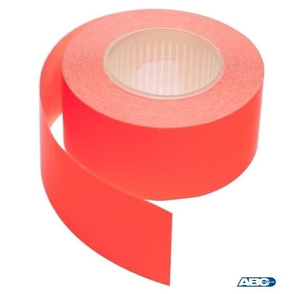 Taśma do metkownicy 1rzędowa 22x12mm prosta czerwona