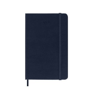 Kalendarz tygodniowy MOLESKINE 2025, 12M, P, twarda oprawa, 9x14cm, sapphire blue