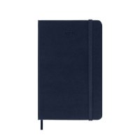 Kalendarz tygodniowy MOLESKINE 2025, 12M, P, twarda oprawa, 9x14cm, sapphire blue