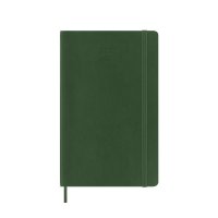 Kalendarz tygodniowy MOLESKINE 2025, 12M, L, miękka oprawa, 13x21cm, myrtle green