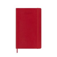 Kalendarz tygodniowy MOLESKINE 2024/25, 18M, L, miękka oprawa, 13x21cm, scarlet red