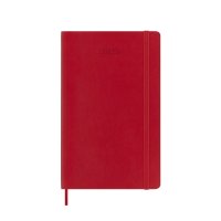Kalendarz dzienny MOLESKINE 2025, 12M, L, miękka oprawa, 13x21cm, scarlet red
