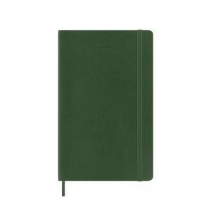 Kalendarz dzienny MOLESKINE 2025, 12M, L, miękka oprawa, 13x21cm, myrtle green