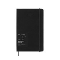 Kalendarz tygodniowy MOLESKINE Smart 2025, L, twarda oprawa, 13x21cm, czarny