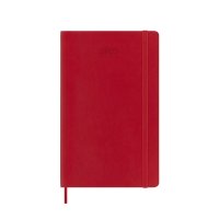 Kalendarz tygodniowy MOLESKINE 2025, 12M, L, miękka oprawa, 13x21cm, scarlet red