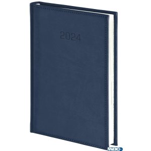 Kalendarz Vivella A4 Tygodniowy z notesem 216 A4TNB granat 2025 WOKÓŁ NAS