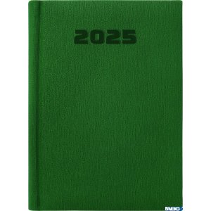 Kalendarz A-5 STANDARD książkowy (KS1), 08 - zielony gratta 2025 TELEGRAPH