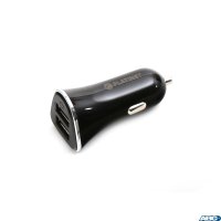 Ładowarka samochodowa 2xUSB 3,4A + MICRO CABLE KABEL 1m BLACK PLATINET CAR CHARGER PLCR2B