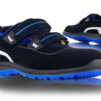 Sandały ochronne VM FOOTWEAR Parma 2195-S1P ESD, rozm. 42, czarno-niebieskie