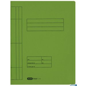 Skoroszyt kartonowy ELBA A4, zielony, 100090781