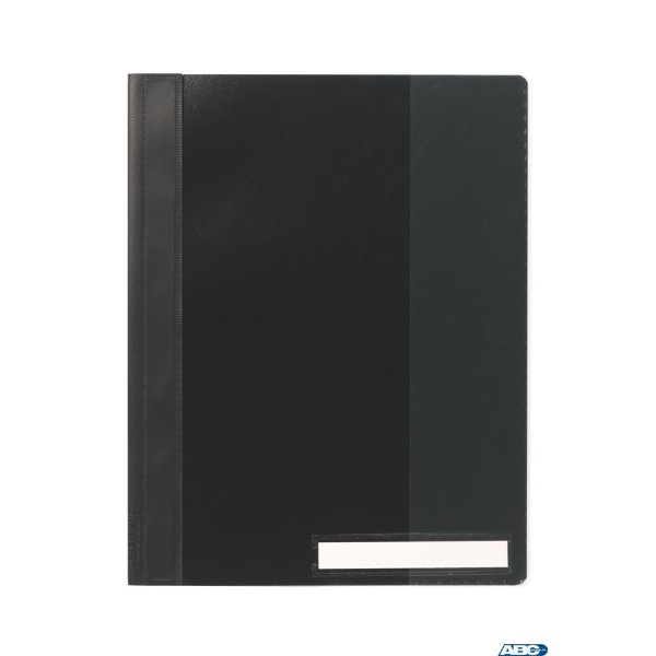 Skoroszyt A4 z przezroczystą okładką, szeroki PCW Czarny 251001 DURABLE