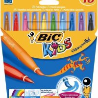 Flamastry pędzelkowe BIC Kids Visaquarelle 10szt, 8289641