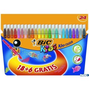 Flamastry BIC Kids Kid Couleur 24 szt 8418005