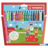 Flamastry TRIO A-Z etui kartonowe 18 szt. 378 / 1-18-01 STABILO