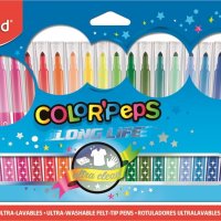 Flamastry trójkątne 24kolorów COLORPEPS 845022 MAPED