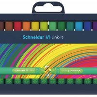Flamaster SCHNEIDER Link-It, 1,0mm, stojak - podstawka, 16szt. mix kolorów