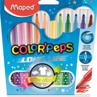 Flamastry 12kolorów COLORPEPS 845020 MAPED