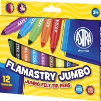 Flamastry Astra jumbo 12 kolorów, 314110001