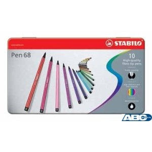 STABILO PEN68 metalowe etui 10 szt 6810-6