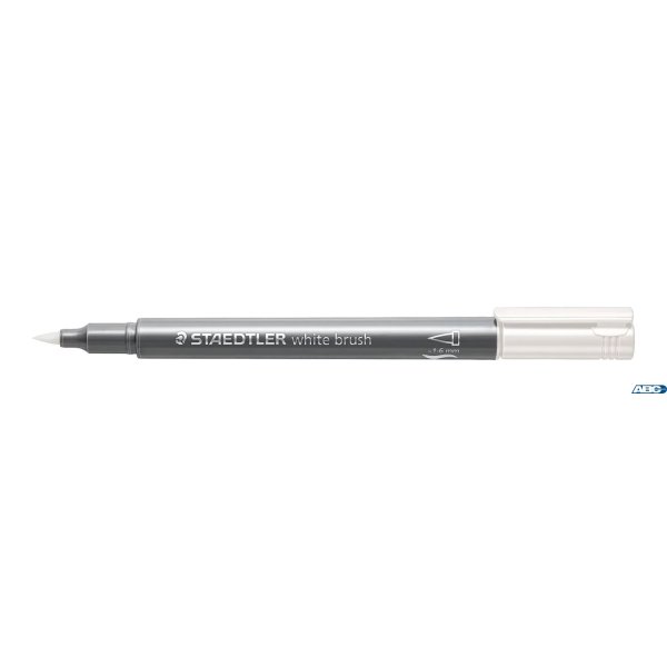 Flamaster pędzelkowy Metallic brush, biały, Staedtler S 8321-0