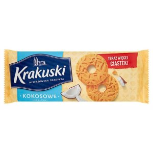 Ciastka KRAKUSKI, kokosowe, 163g