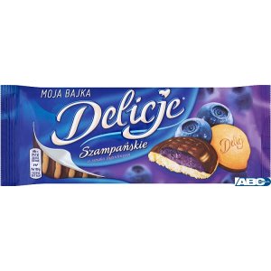 Ciastka DELICJE Szampańskie jagoda 147g