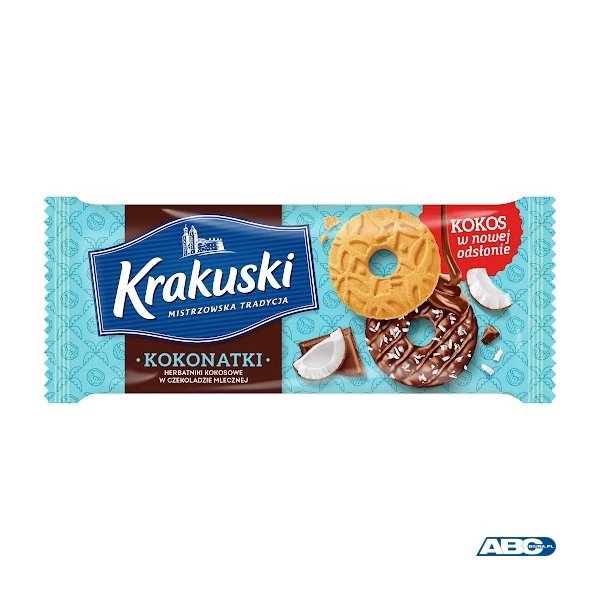 Ciastka BAHLSEN KRAKUSKI KOKONATKI 174g