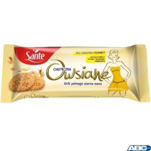 Ciasteczka SANTE owsiane naturalne 138g