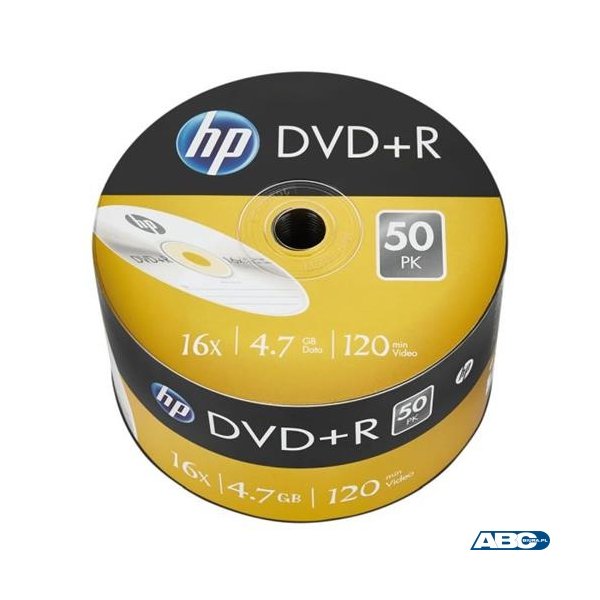 Płyta HP DVD+R 4.7GB 16x (50szt) SPINDEL, bulk DRE00070