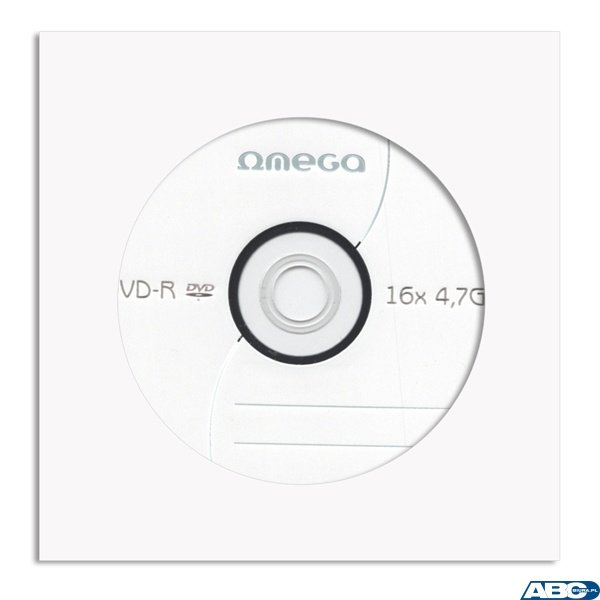 Płyta OMEGA DVD+R 4,7GB 16X KOPERTA (1) OMD16K1+