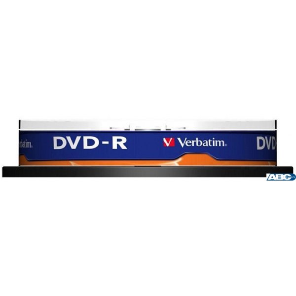 Płyta DVD-R VERBATIM CAKE(10) 4.7GB x16 Matt Silver 43523
